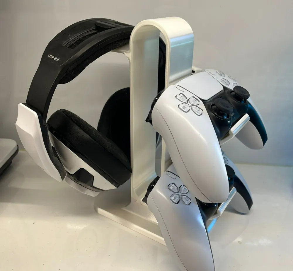 Suporte para fone de ouvido e controle